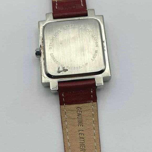 Red & Silver Square Watch - Picture 5 of 5